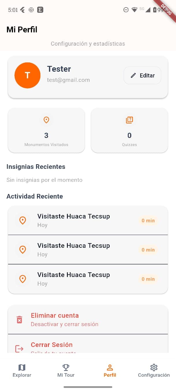 HistoriAR — Mi Perfil