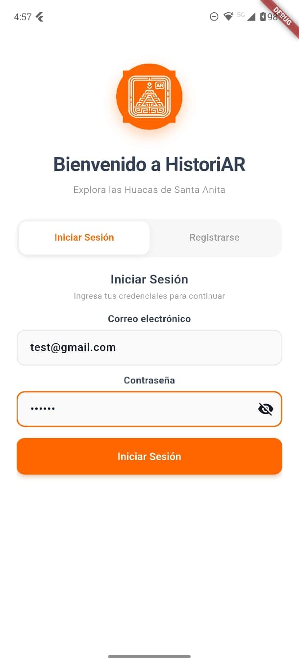 HistoriAR — Crear Cuenta